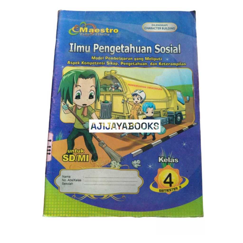 LKS MAESTRO KELAS 4 ILMU PENGETAHUAN SOSIAL SEMESTER 2 SD/MI