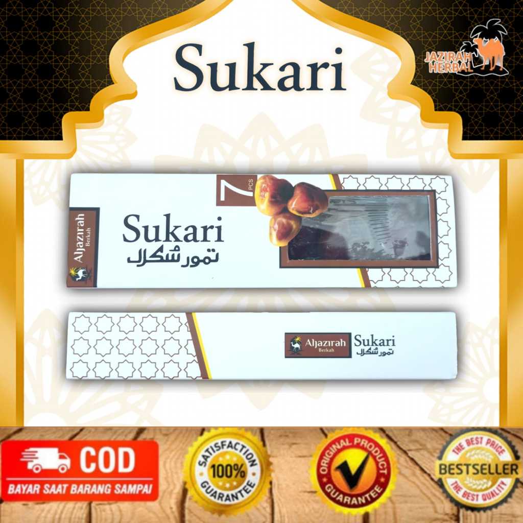 

Kurma SUKARI Isi 7 Butir 100% Original
