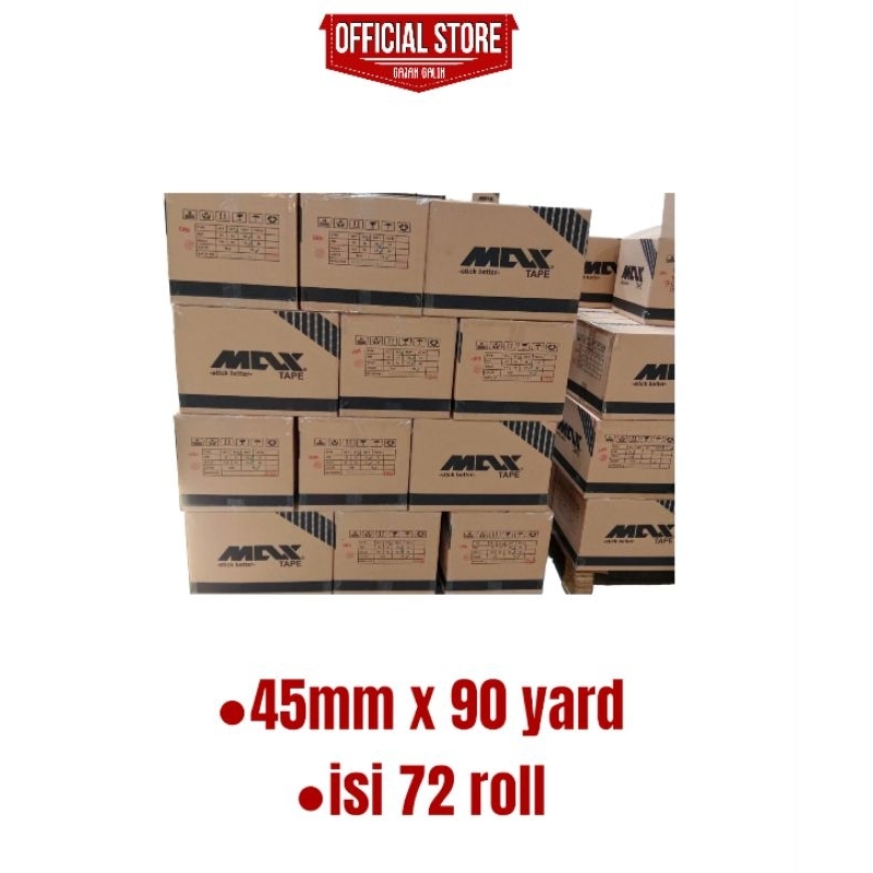 

Lakban bening murah 45mm x 90 yard karton isi 72 roll daya relat kuat ulet tidak mudah putus kualitas hebat
