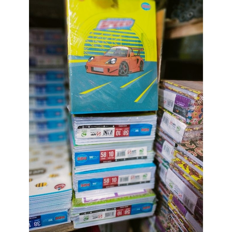 

BUKU TUKIS SIDU 58 / BUKU TULIS BERGARIS 58 LEMBAR 1PAK 10 BUKU