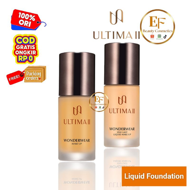 ULTIMA II Wonderwear Makeup Foundation | Wonderwer Stay Last Makeup Foundation - Foundation Cair 100