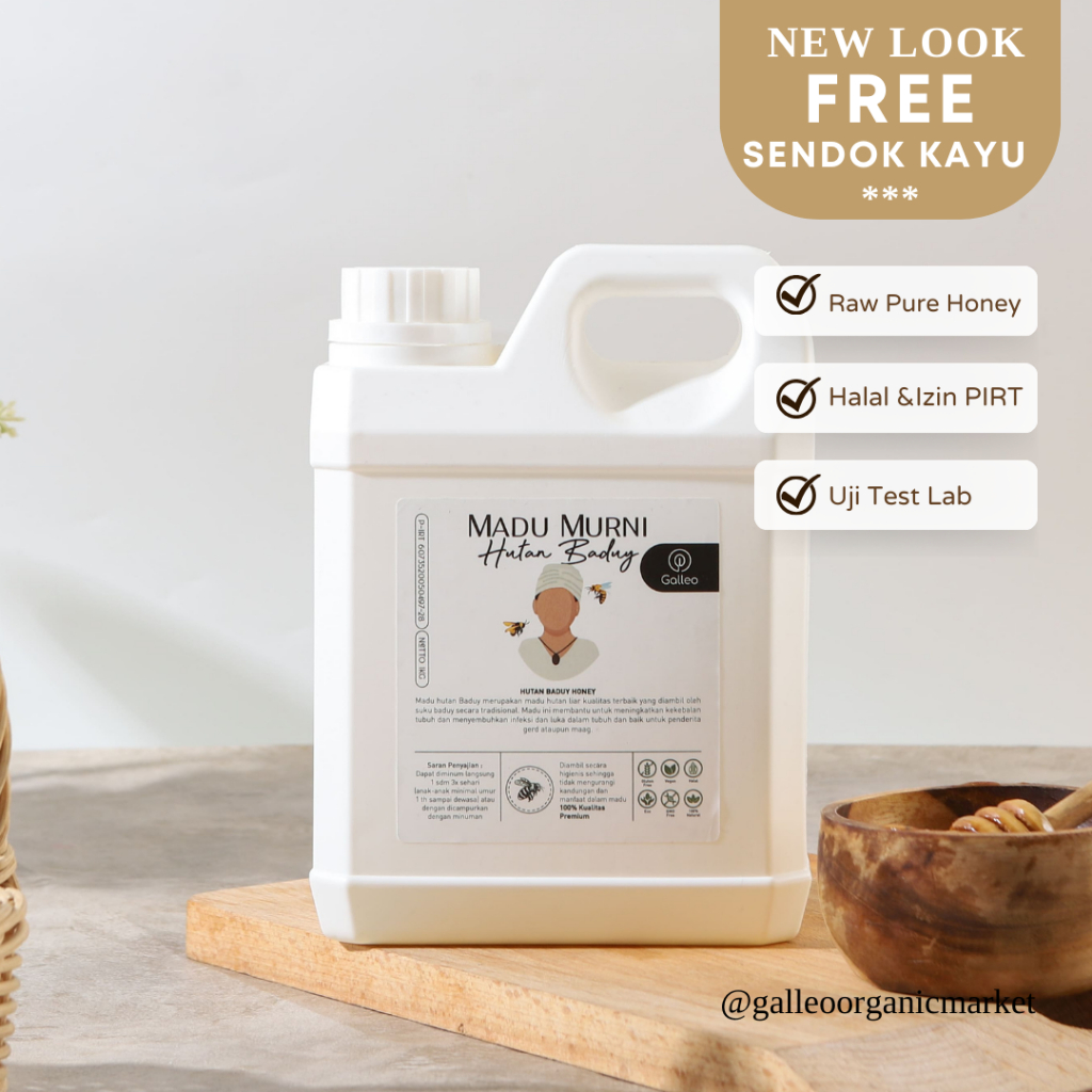 

Galleo Raw Honey - Madu Hutan Baduy 1 Kg