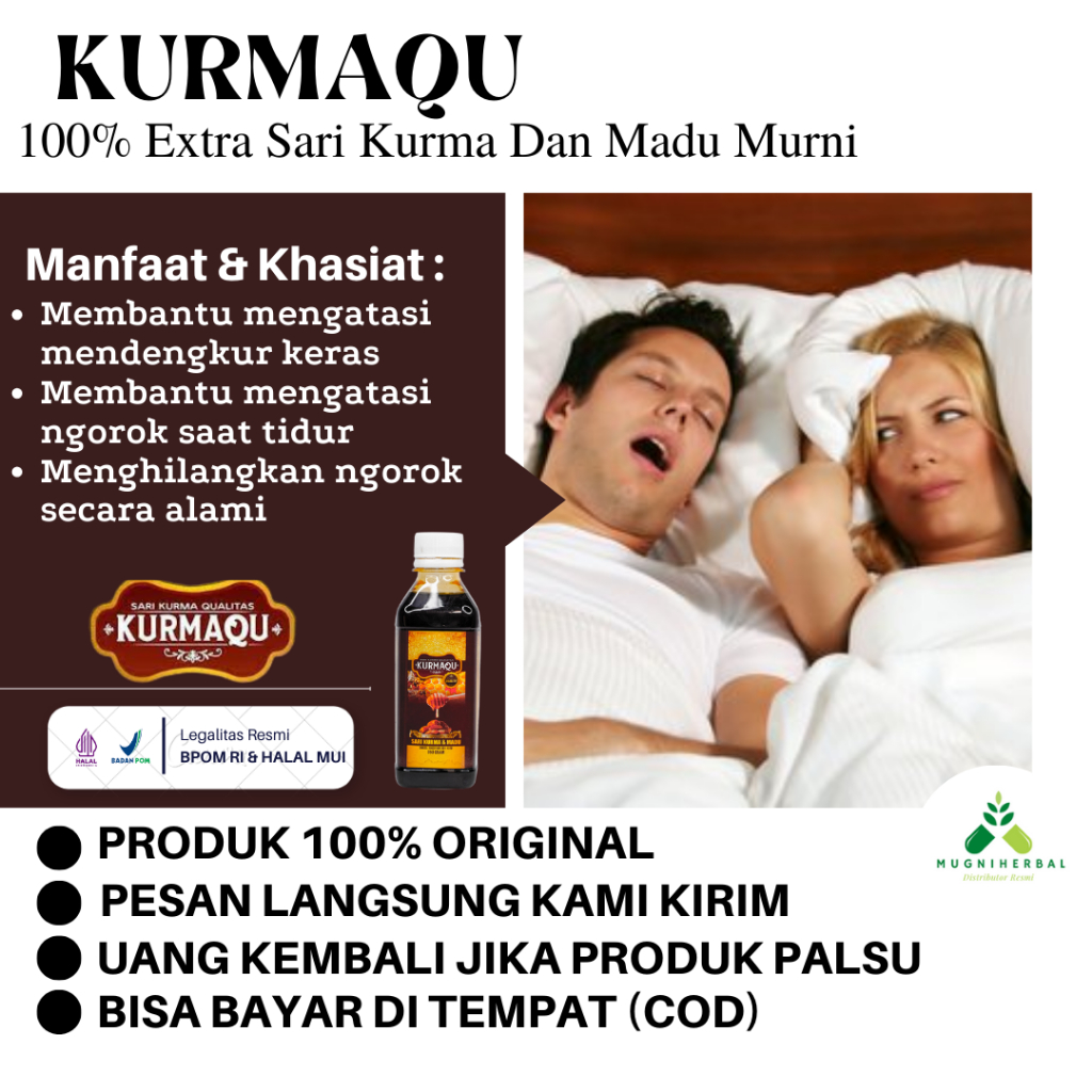 Kurmaqu - Obat Mendengkur Keras, Ngorok Saat Tidur, Penghilang Ngorok, Anti Dengkur, Gurah Tenggorok