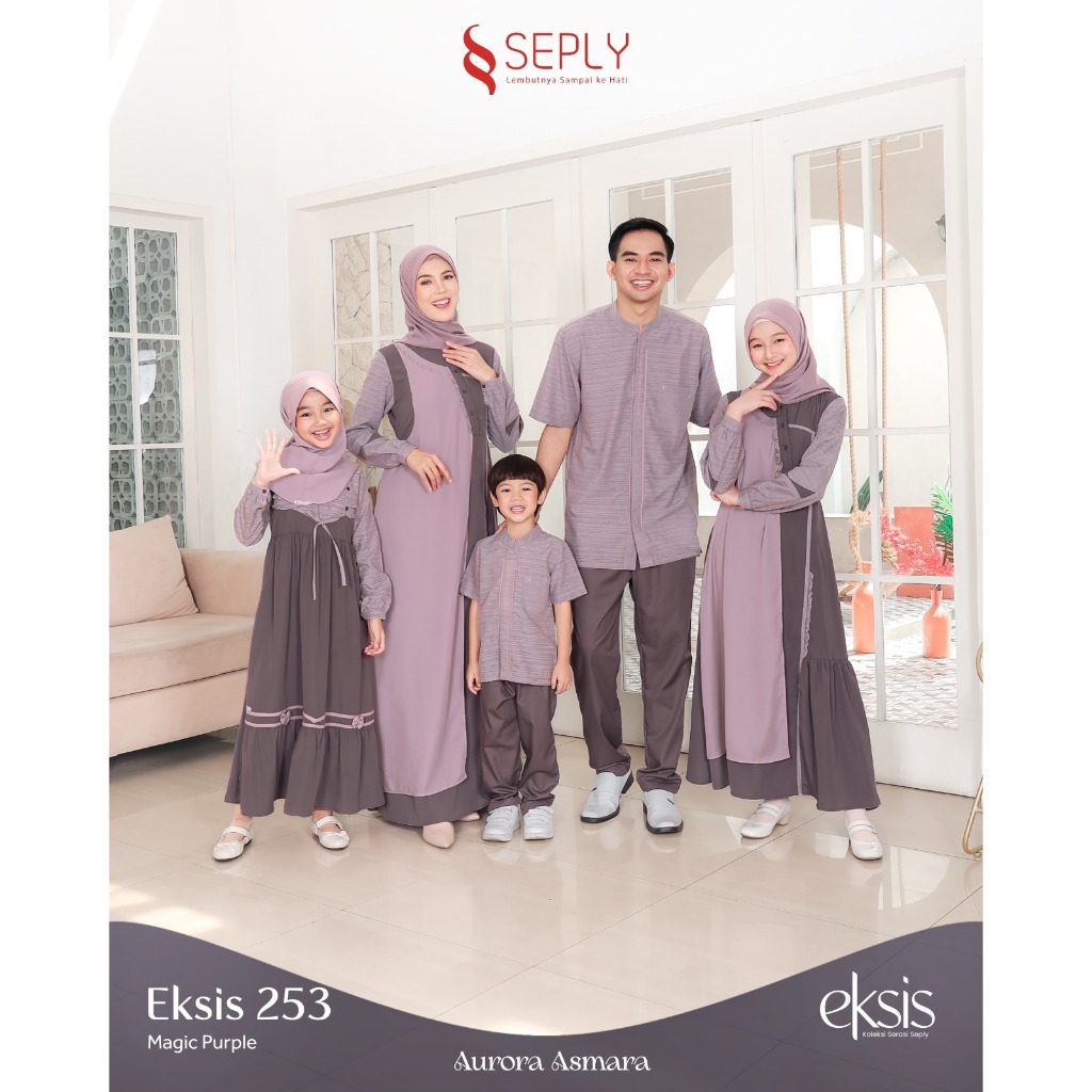 ( Sarimbit Seply Eksis 253 Magic Purple ) Gamis Seply Meyra 247 Kaseo 220 Selia 157 Kliko 158