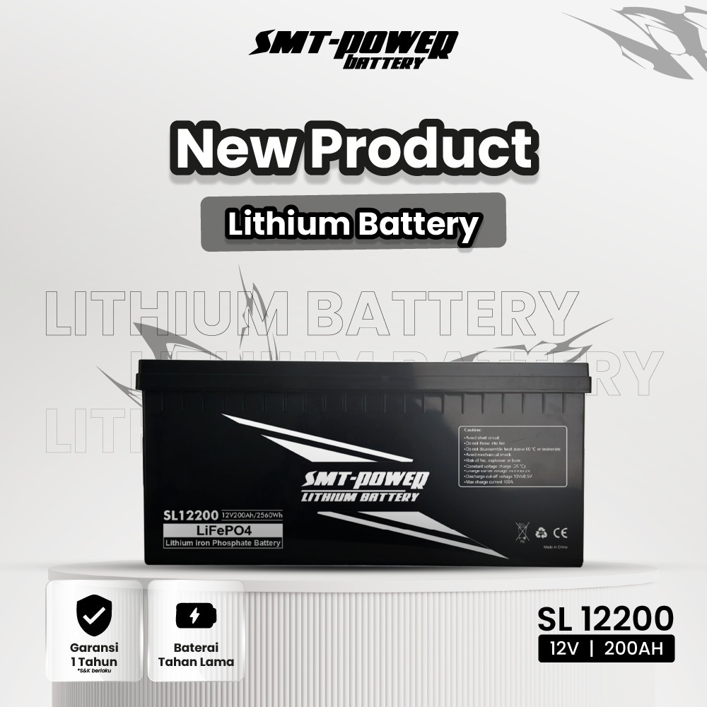 Battery Lithium Samoto SL100 - 12V 200AH- baterai lithium