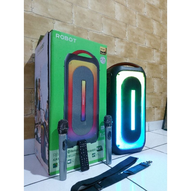 ROBOT RB650 KARAOKE Bluetooth Speaker Dynamic RGB Lights 5.3