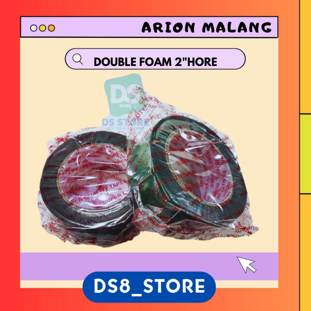 

Double Foam / Isolasi Bolak Balik Ukuran 2 inchi HORE