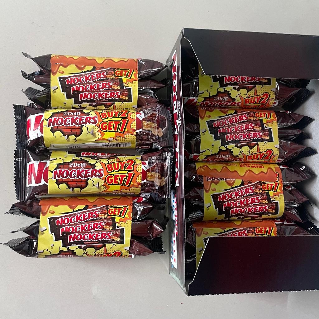 

NOCKERS 3x35 GR GRAM BUY 2 GET 1 (1 BUNDLE) | DELFI MILK CHOCOLATE COKLAT NOCKERS MARVEL EDITION