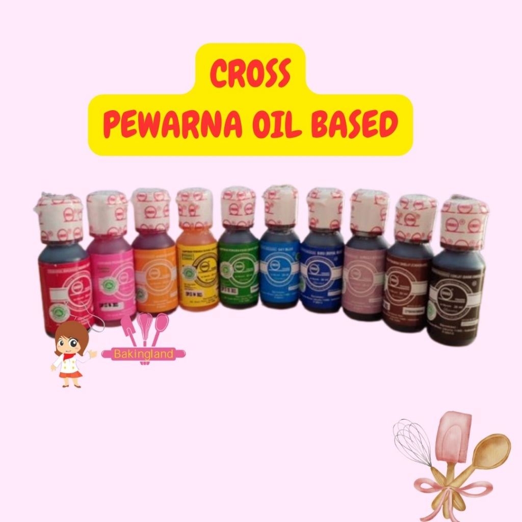 

Pewarna makanan Cross Oil Based 20ml