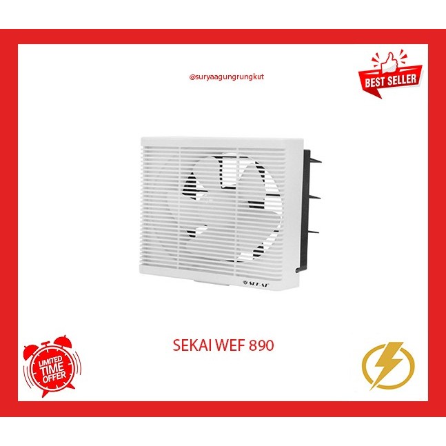 EXHAUST FAN SEKAI 8 INCH - WEF 890
