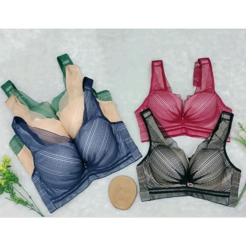 Bra Jumbo Bh Penutup Lemak Kawat Busa Tipis Kait 5 Cup D art 159