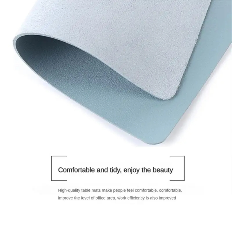 Deskmat Mouse pad Big Size XL/XXL / Mousepad Jumbo Besar bahan Kulit Waterproof Image 3