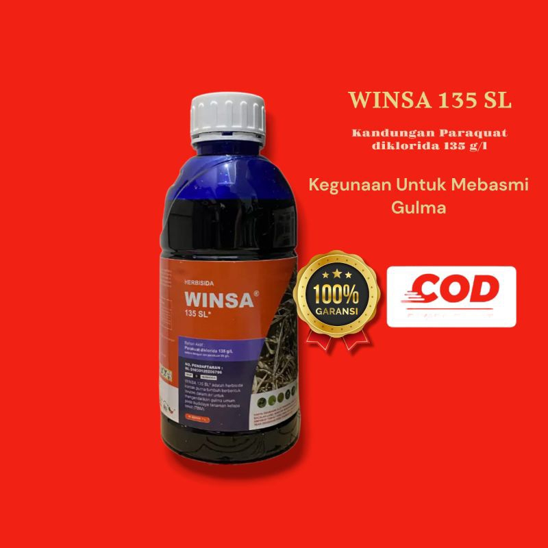 HERBISIDA WINSA 135 SL OBAT RUMPUT KEMASAN 1 LITER