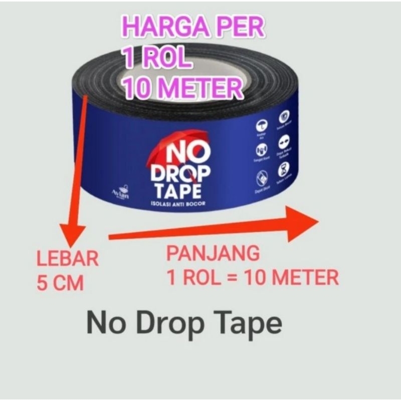 1ROL TAPE Isolasi Anti Bocor Lakban Anti Bocor Perekat Lem AntiBocor