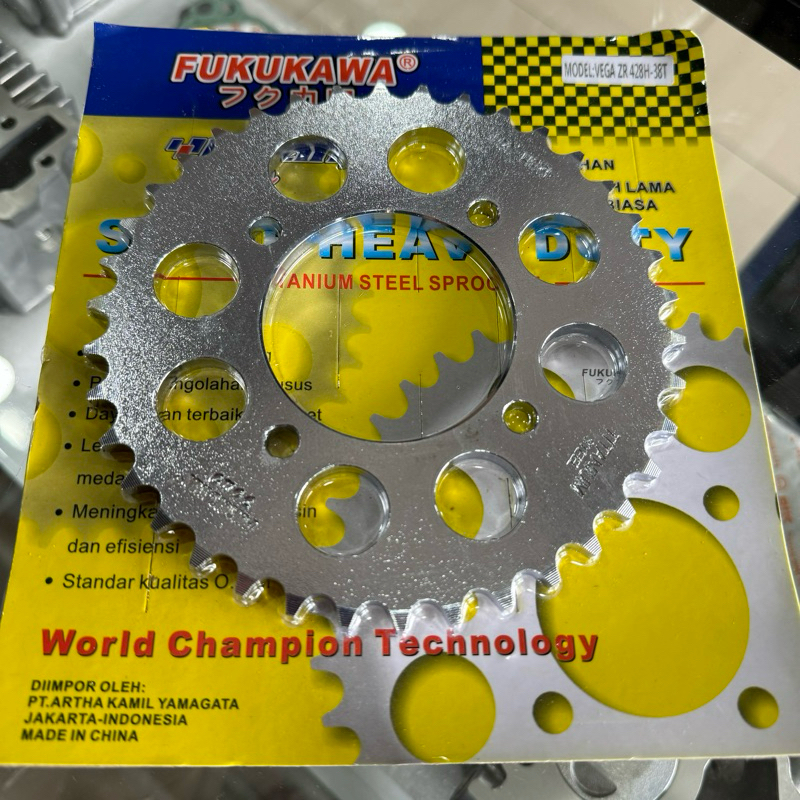 GEAR GIR BELAKANG 428 FUKUKAWA RACING MODEL SSS MOTOR VEGA ZR JUPITER Z NEW Z1 VEGA RR