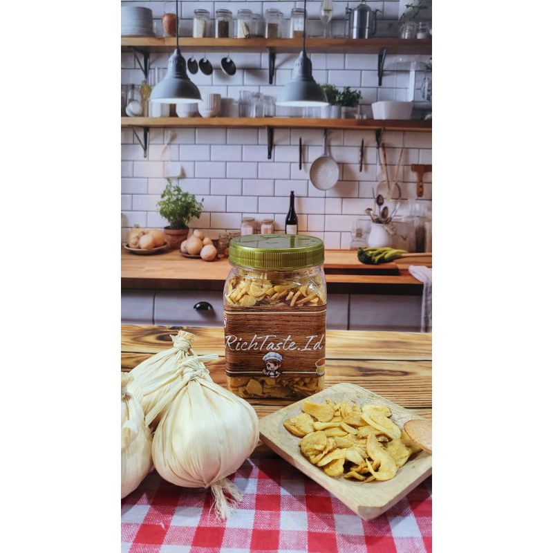 

Bawang putih iris goreng premium