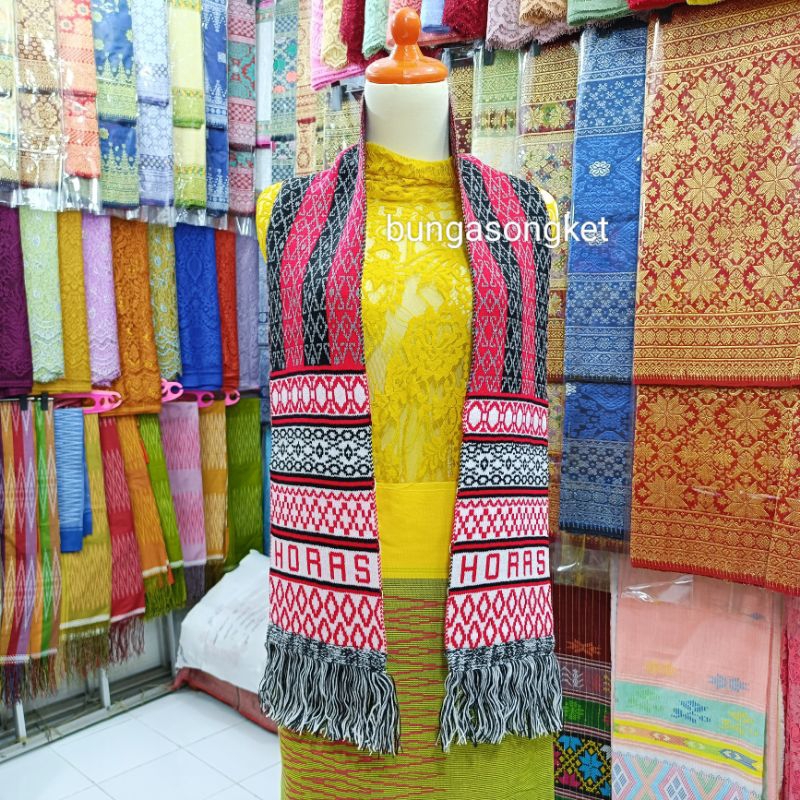 Syal/Stola Batak Motif Ulos