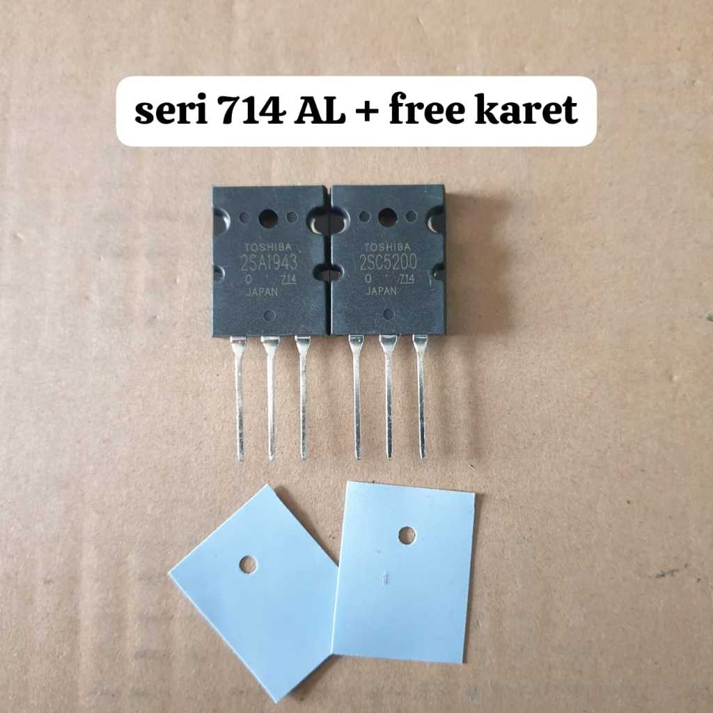 TRANSISTOR TOSHIBA 5200 1943 ORIGINAL SERI 714 AL