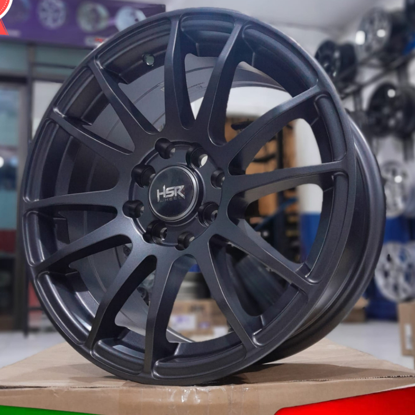 VELG MOBIL RACING RING RACING SPORT R 15 HSR  PASIFICPCD 4X100/114 DOBEL PCD VELG RING 15 WARNA HITA