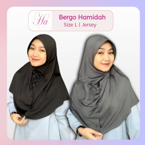 Jilbab Sport / Jilbab Instan / Bergo Hamidah / Hijab Sport / Hijab Bergo / Jilbab Bergo Instan Size 