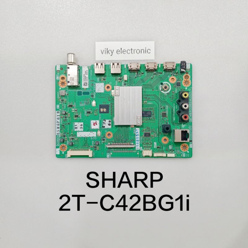 SHARP 2T-C42BG1i mesin tv mb modul mainboard tv SHARP 2T-C42BG1i