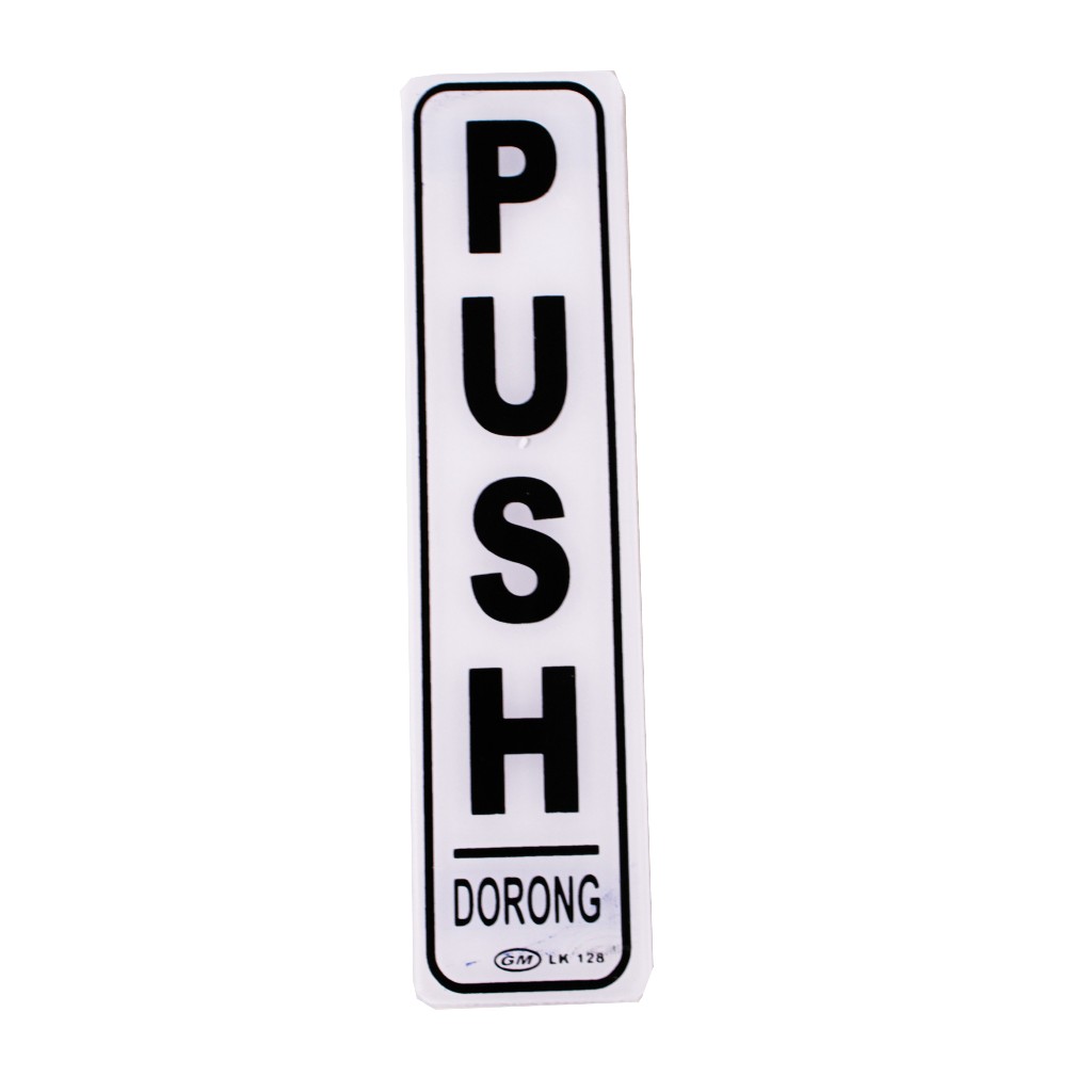 

GM LABEL PULL & PUSH (KECIL)