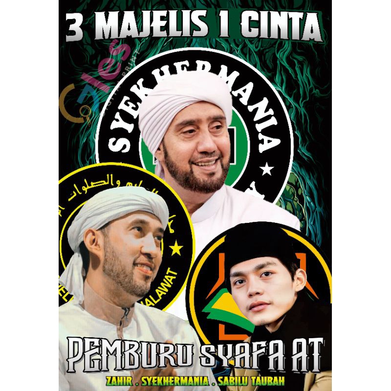Bendera Mafia Sholawat 3 majelis 1 cinta