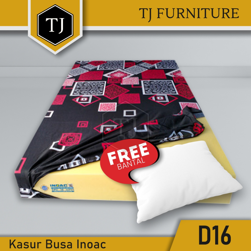 Kasur Busa Tebal 20 Cm Inoac D16 Uk 90x200 120x200 160x200 180x200 Termurah - By Tj.furniture