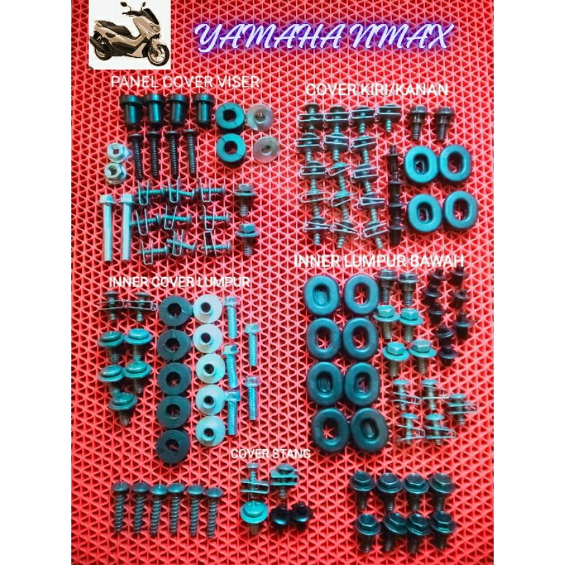BAUT SET FULL BODY YAMAHA NMAX OLD/BAUT FULL SET BODY YAMAHA NMAX OLD TH 2016-2019