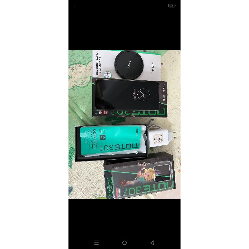 Infinix note 30Pro 8/256 second fullset gress