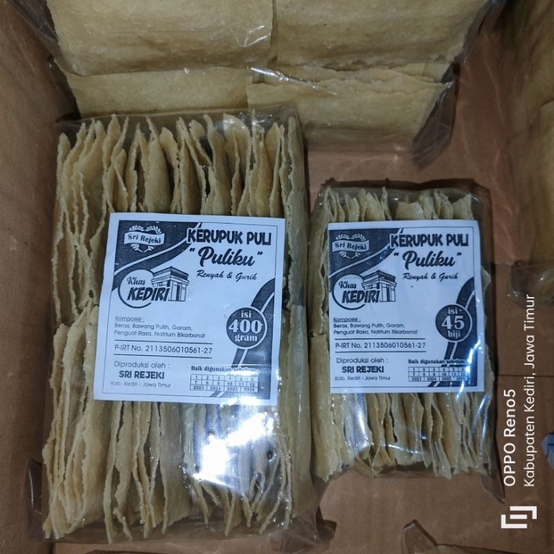 

Kerupuk Puli / Gendar Enak gurih