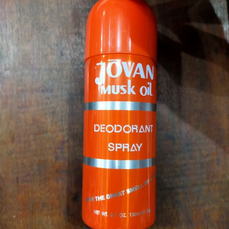 jovan musk oil deodorant spray