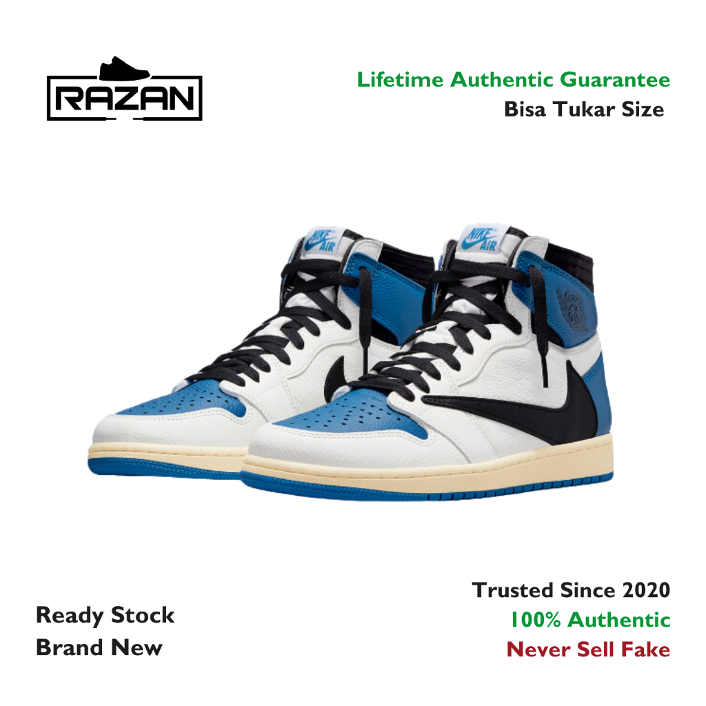 Air Jordan 1 High OG SP Travis Scott x Fragment Design 100% Authentic Original