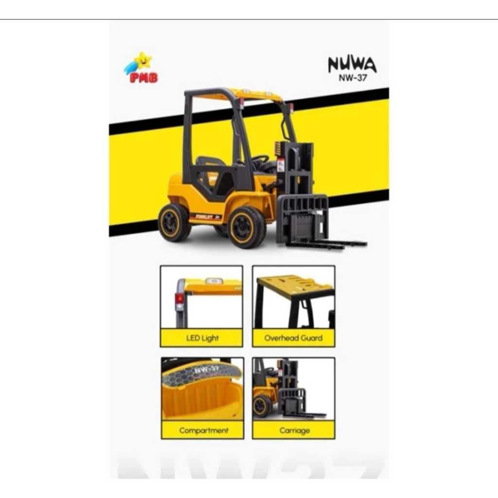 Mainan PMB NUWA NW37 NW-37 NW 37 Mobil Aki Anak Forklift