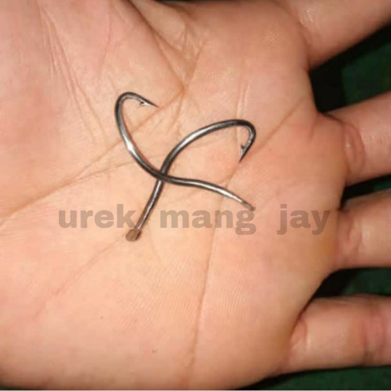 kail pancing  urek belut  tanpa tali 2 pcs