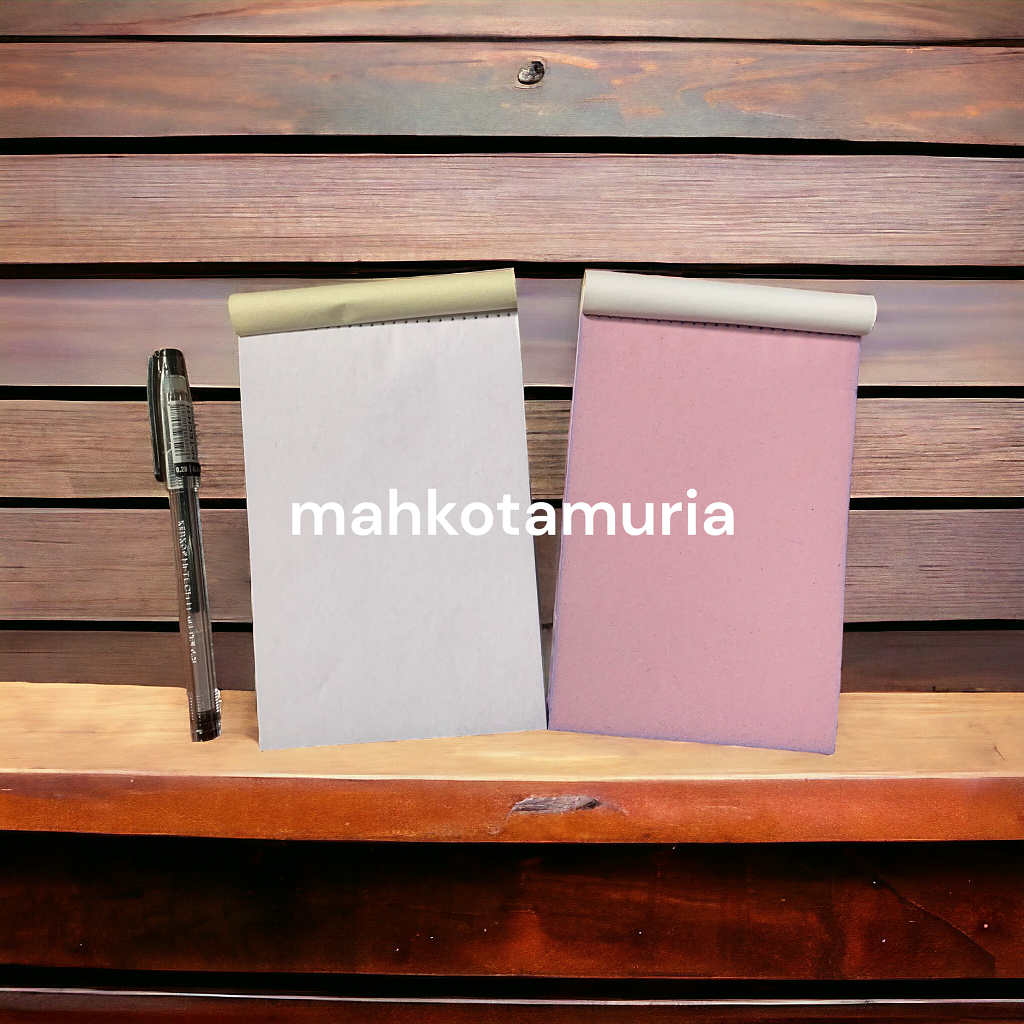 

NOTA KOSONGAN POLOS NCR 2 PLY 1/4 FOLIO LANGSUNG TEMBUS UKURAN 10 X 16 CM