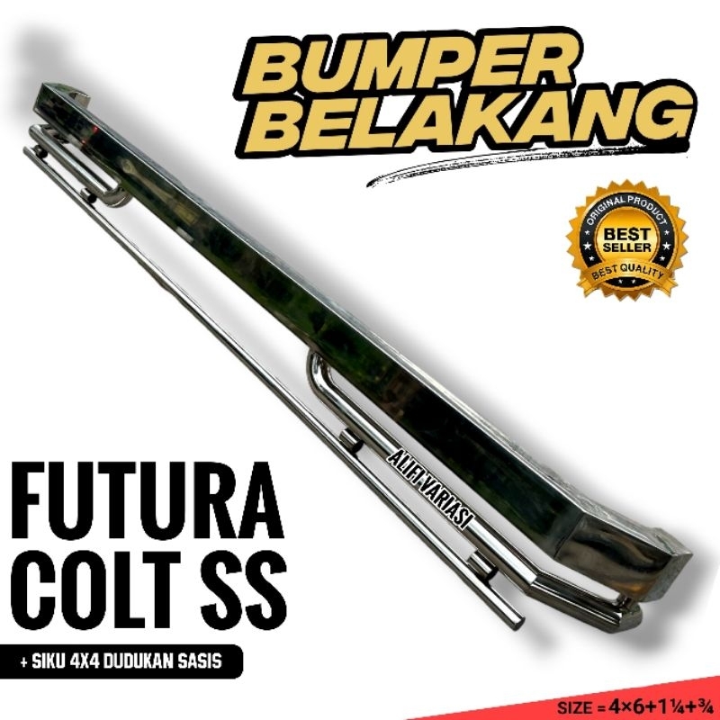 Bamper Bumper Bemper Stainlees Stainlis Minimalis Mobil Colt TSS120 FUTURA