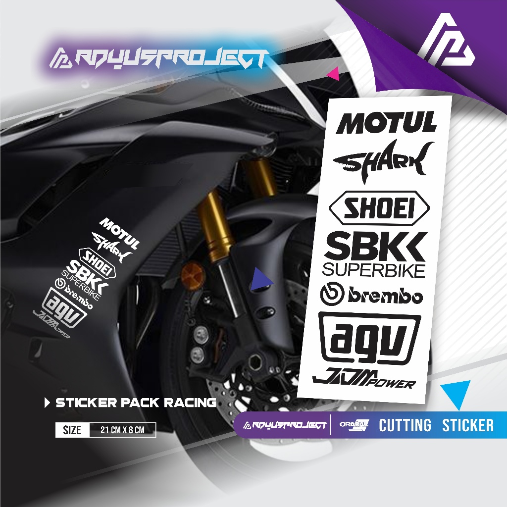 Sticker Racing Pack | Sticker Racing Pack Cutting Stiker | Racing 01