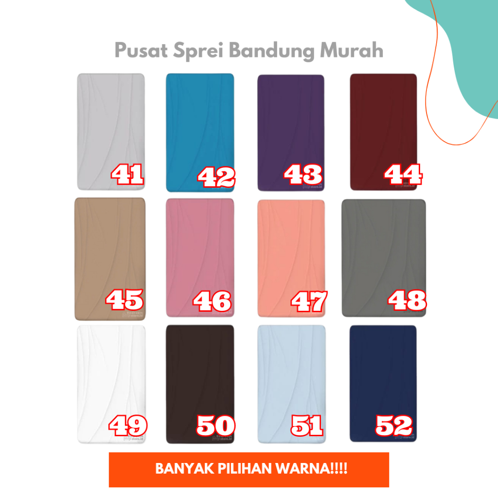 RB Sprei Resleting Only Sarung Kasur Urung Busa Springbed Seprei 90x200 100x200 120x200 160x200