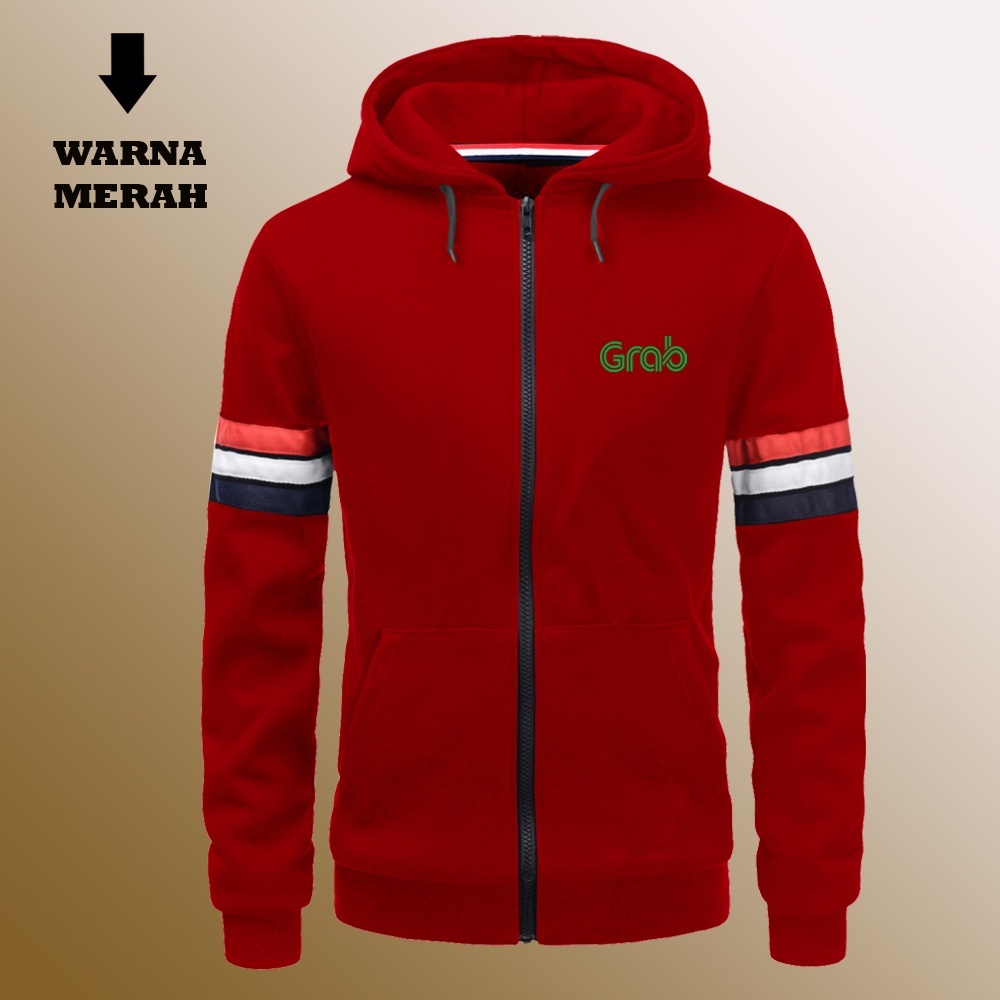 Hoodie Pria Premium Original Bahan Tebal Dan Adem - Jaket Sweater Hoodie Distro Pria Ojol Driver GRB