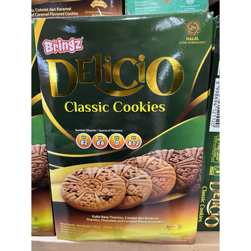 

Delicio Classic Cookies By Choco Mania 246gram