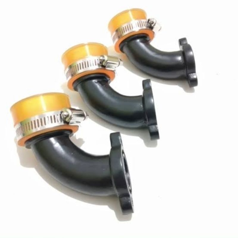 Manipol karbu intake manifol karburator pe28 pwk28 motor c70 grand revo blade jupiter vega smash