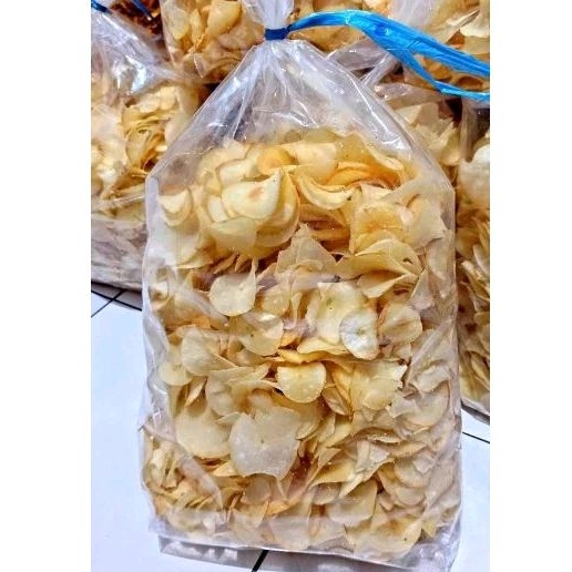 

1 kg keripik singkong jadul gurih renyah