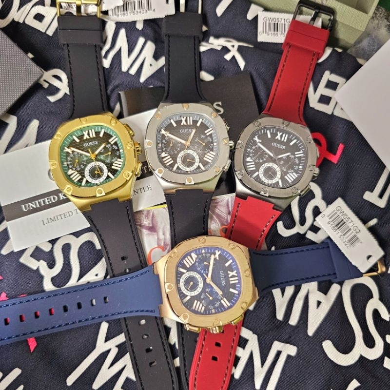 Guess Headline GW0571G1 GW0571G2 GW0571G3 GW0571G4 Original Jam Tangan Pria Free Box Ori