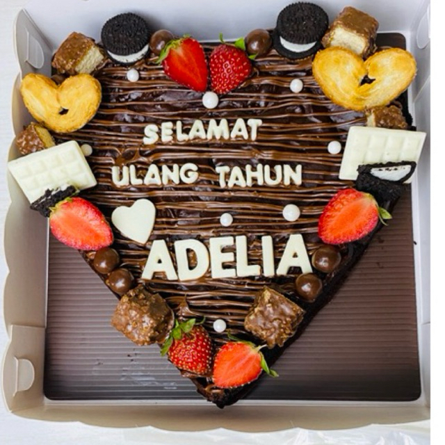 

Birthday Cake Love Brownies | Karaya Brownies | Fudgy Brownies | Brownies Panggang | Brownies Viral | Brownies Coklat