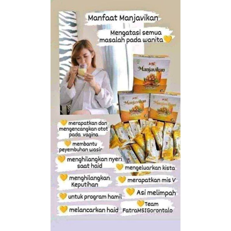 Manjavikan MSI jamu kewanitaan viral