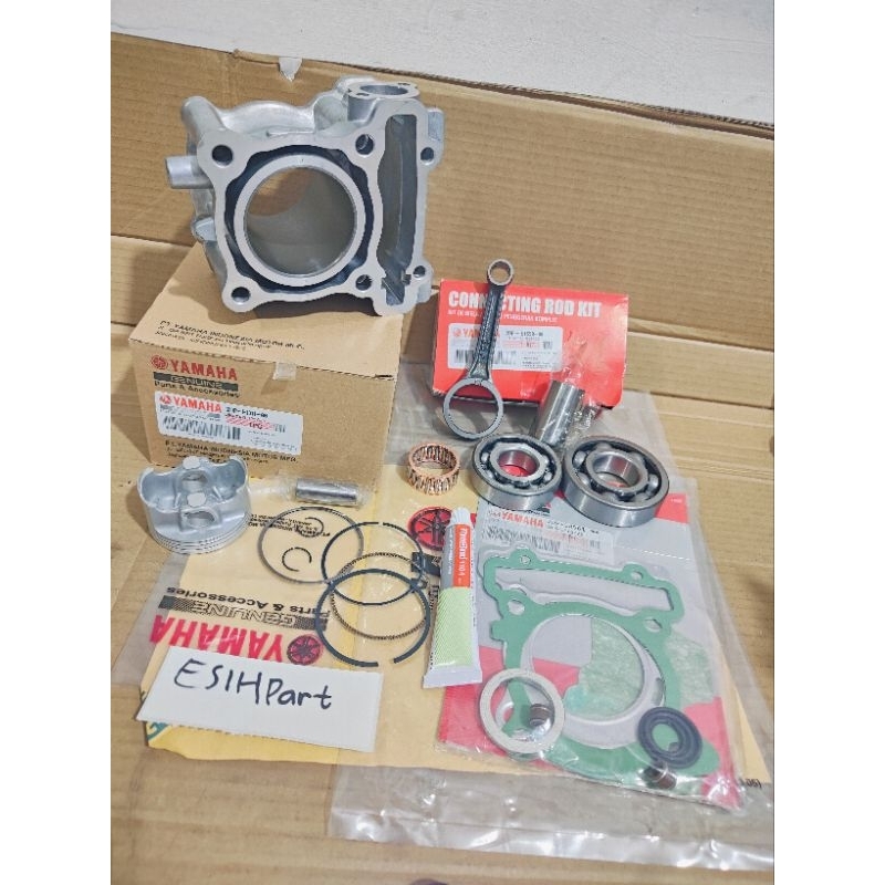 Blok seher komplit isi piston kit 2DP plus stang seher, bearing kruk as set Yamaha Nmax old lama new