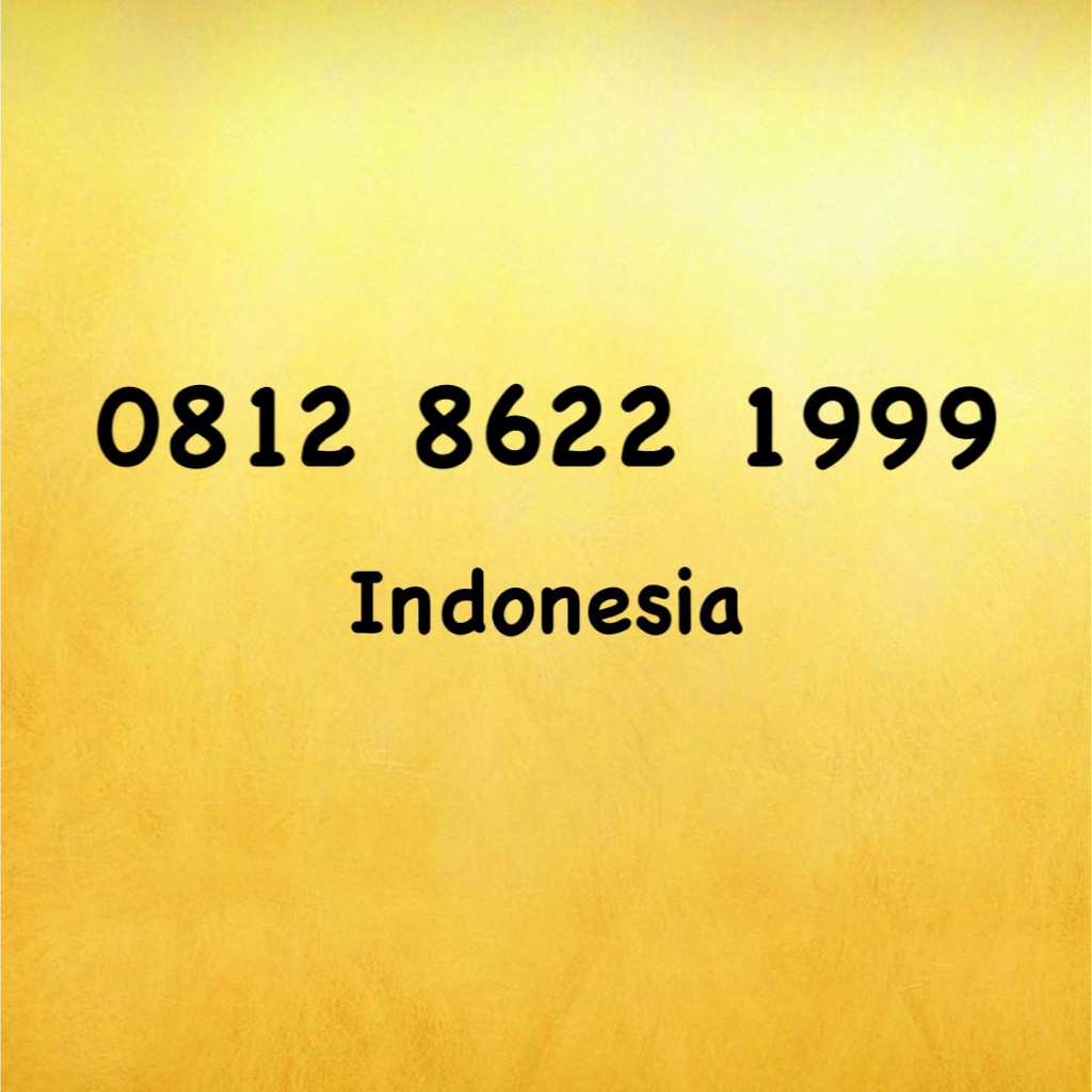 Nomor Cantik Simpati Seri Tahun - 99 - 0812 8622 1999