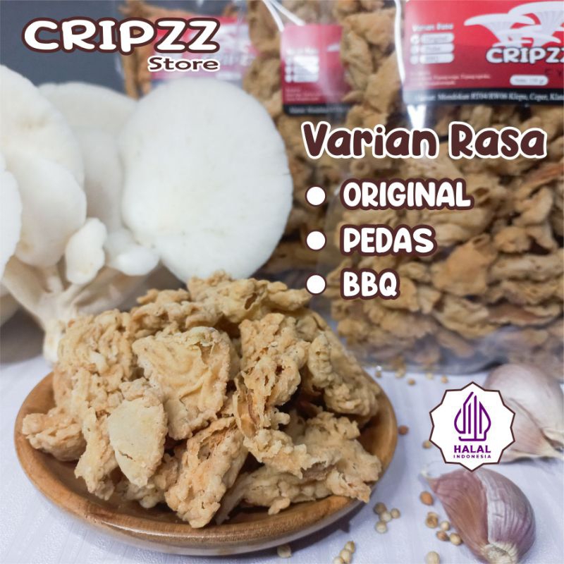 

Jamur Krispy Jamur Tiram Crispy 250gr