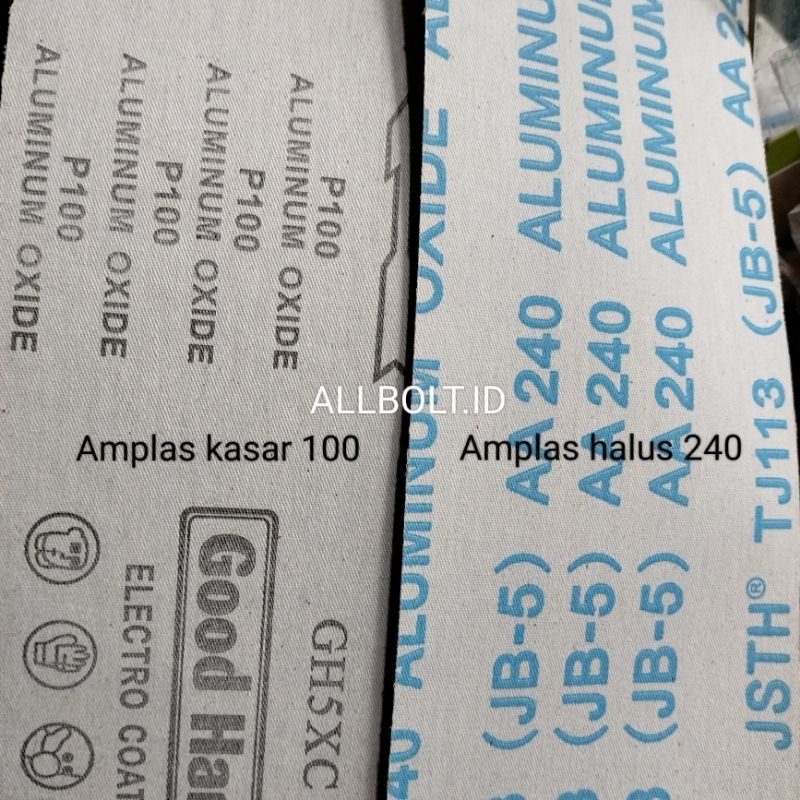 Amplas meteran kasar halus